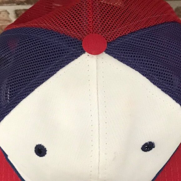 VTG 1960s NEW ENGLAND PATRIOTS THROWBACK RETRO CAP NFL TRUCKER HAT MESH SNAPBACK - Picture 6 of 9